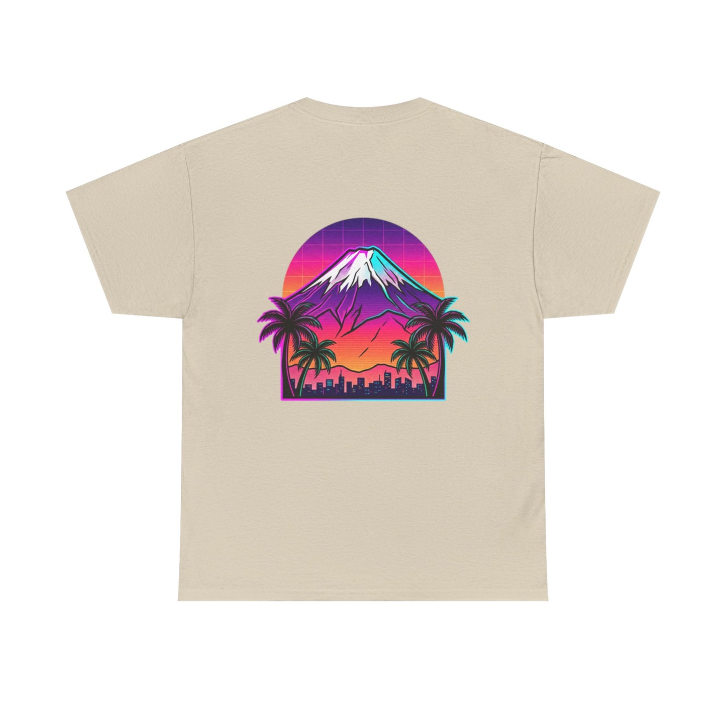 Retro Vaporwave Mt. Fuji T-Shirt — Vintage Japanese Mountain Tee