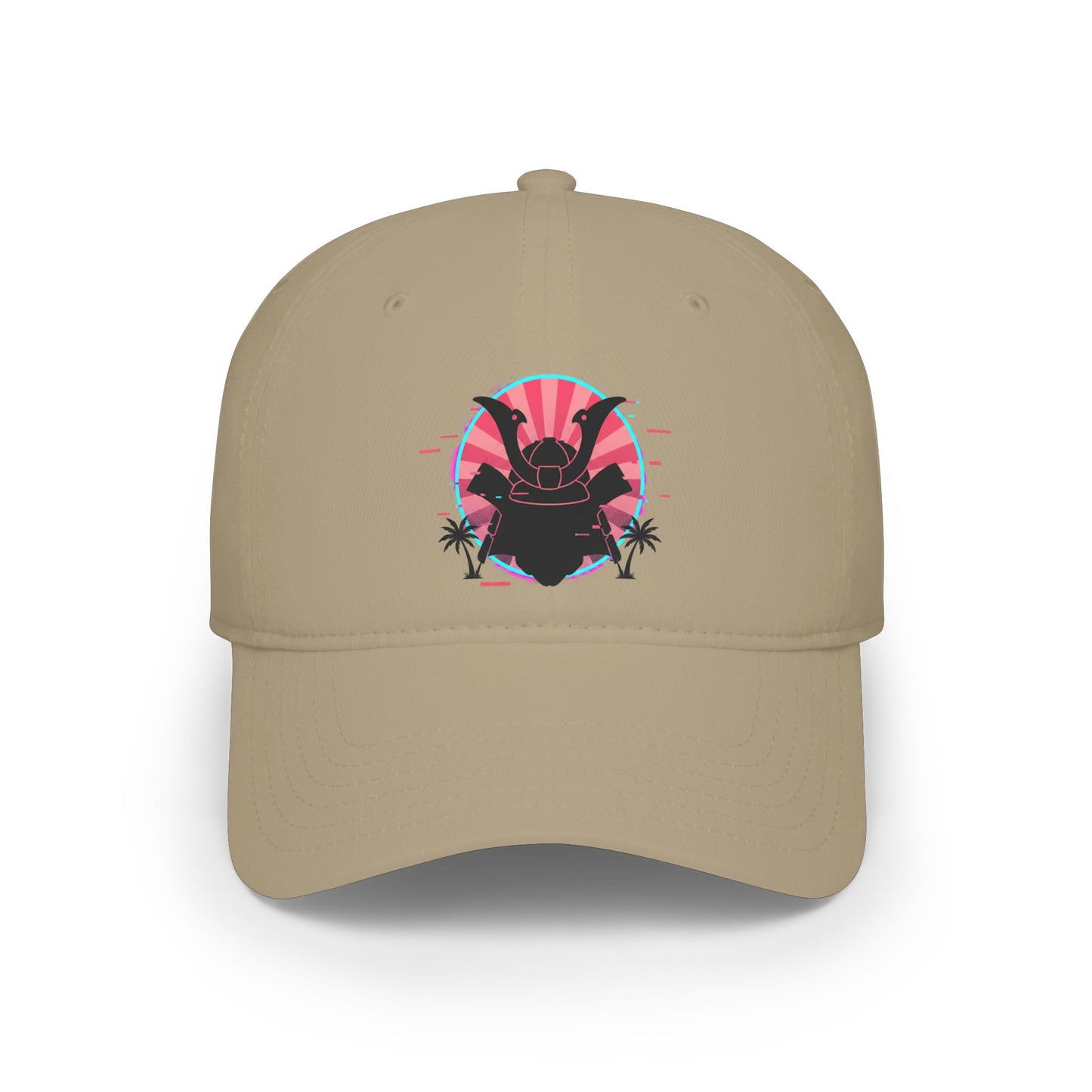 Tropical Samurai Sunset Baseball Cap