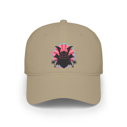 Tropical Samurai Sunset Baseball Cap
