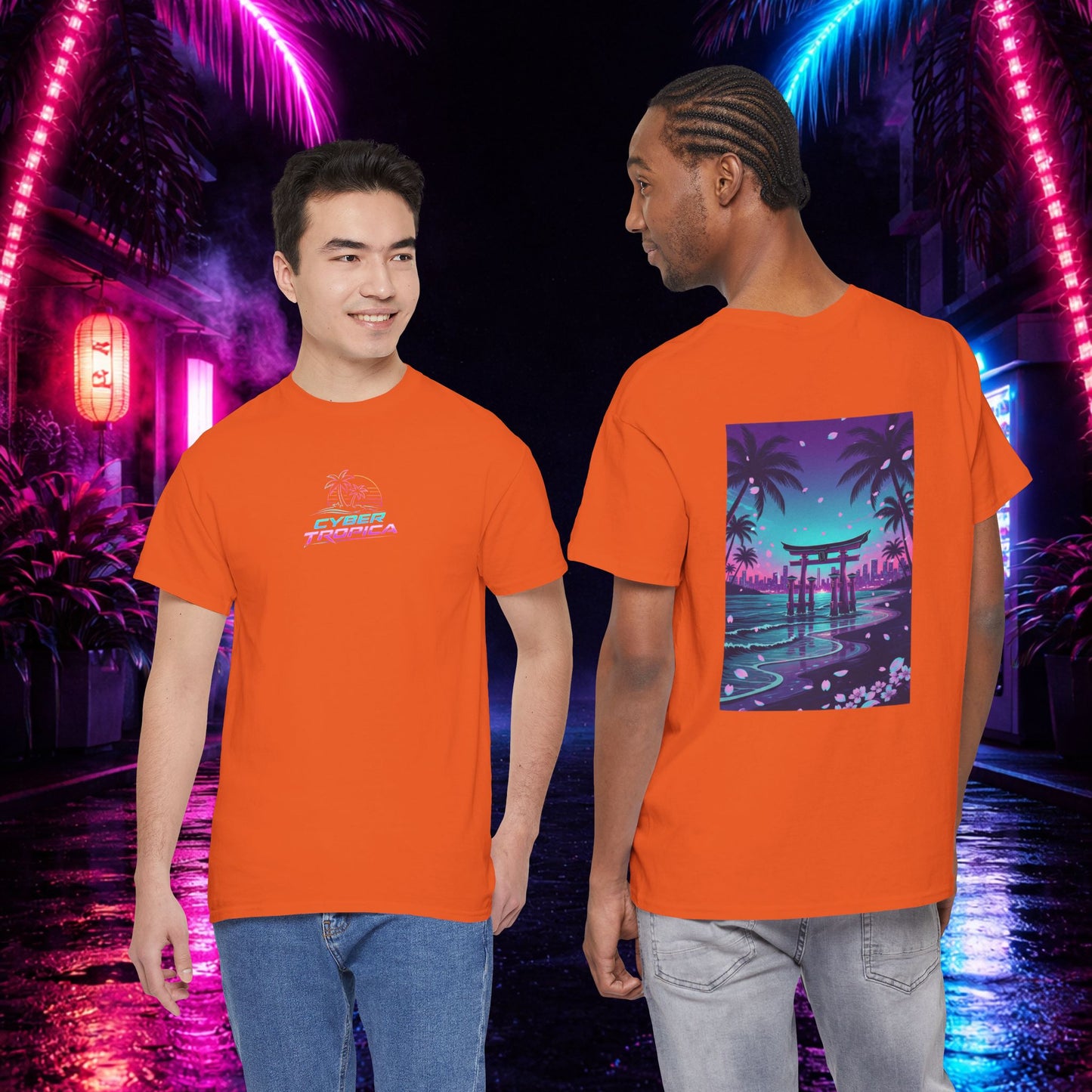 Tropical Beach Torii Gate T-Shirt