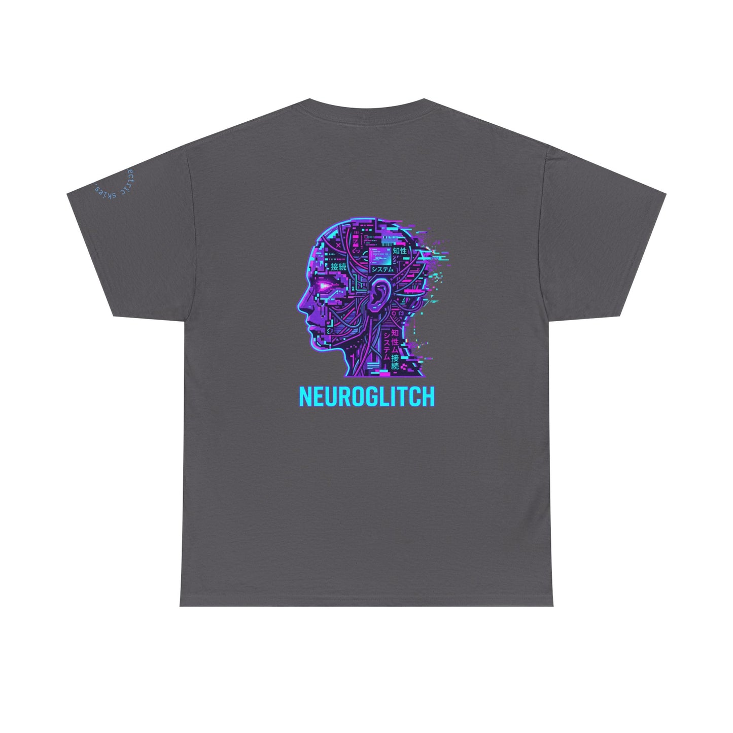 Neuroglitch Graphic Tee — Retro Futuristic Cyberpunk T-Shirt