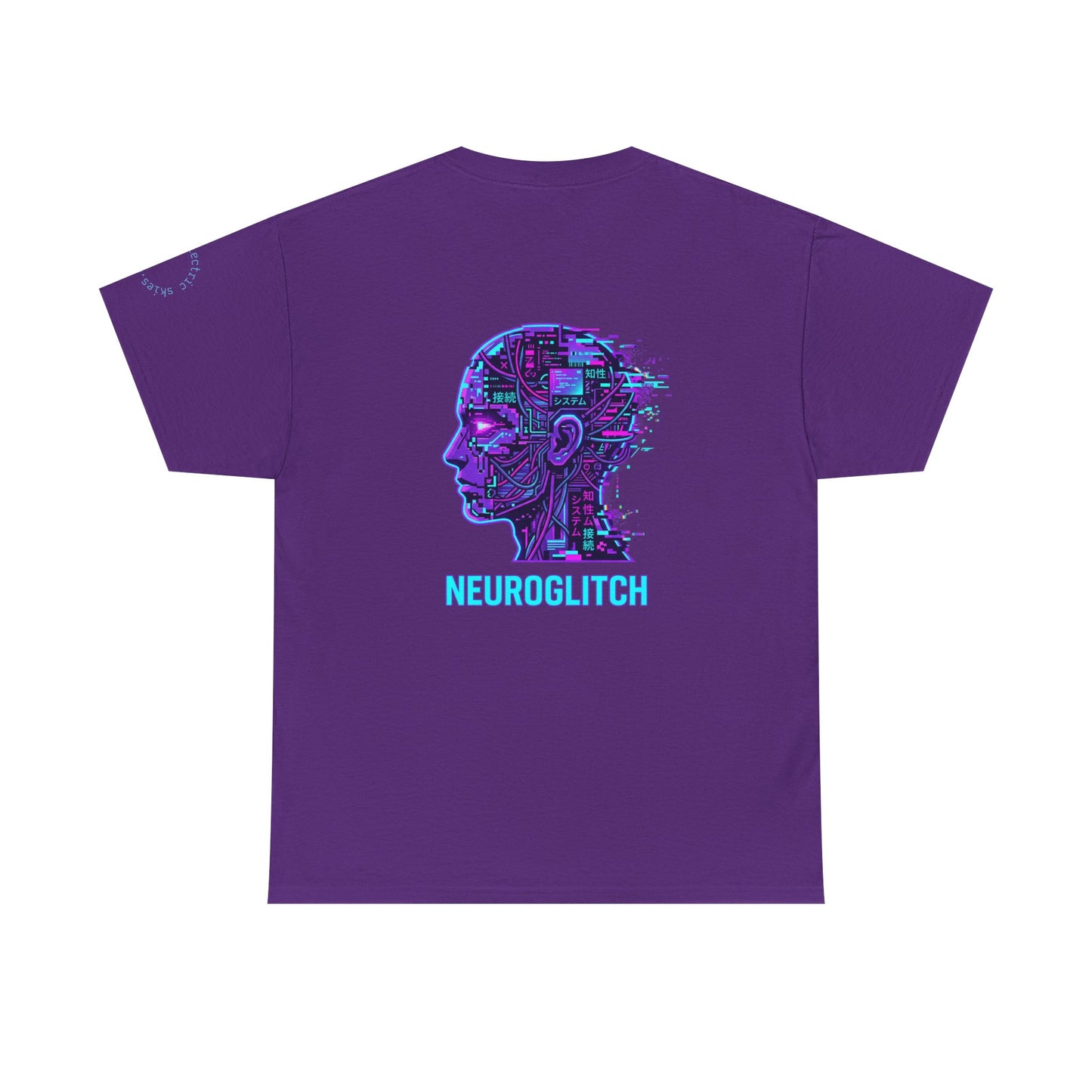 Neuroglitch Graphic Tee — Retro Futuristic Cyberpunk T-Shirt