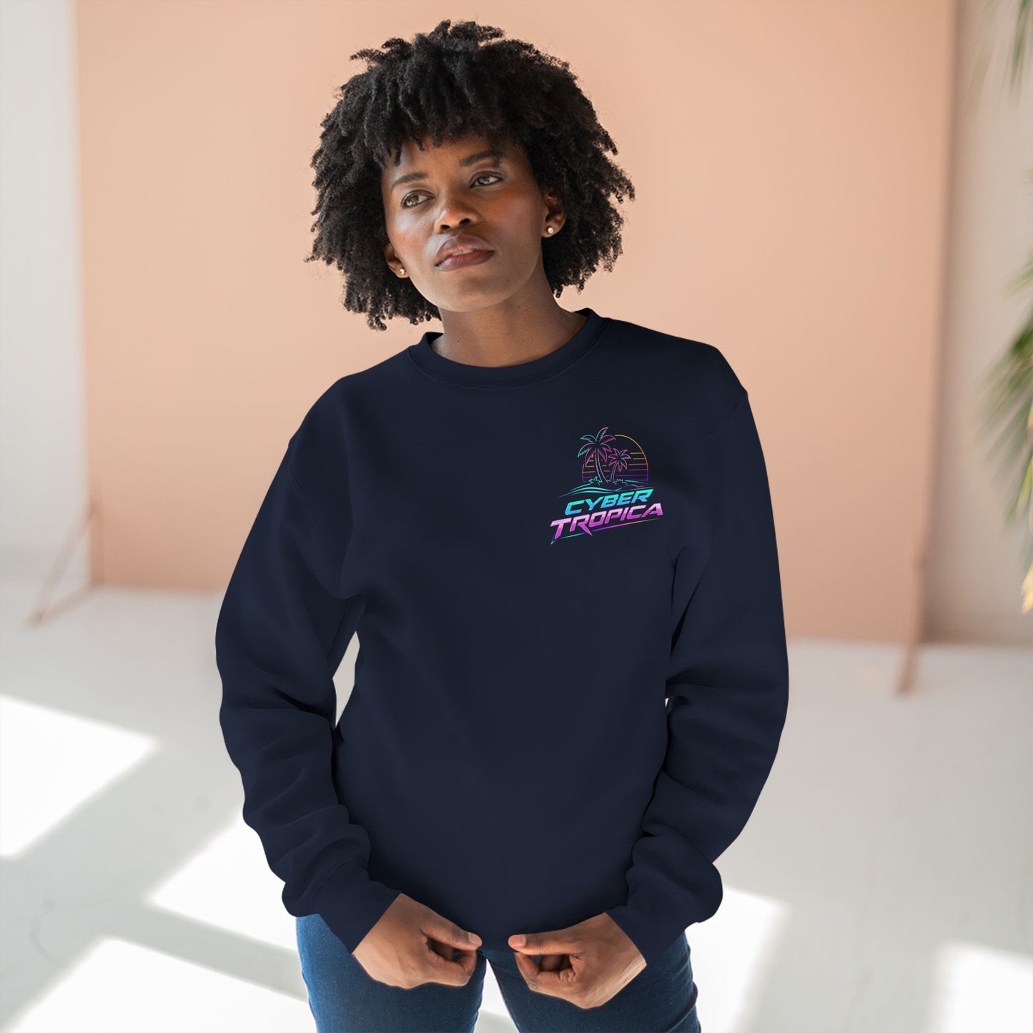 Tropical Sakura Sunset sweatshirt