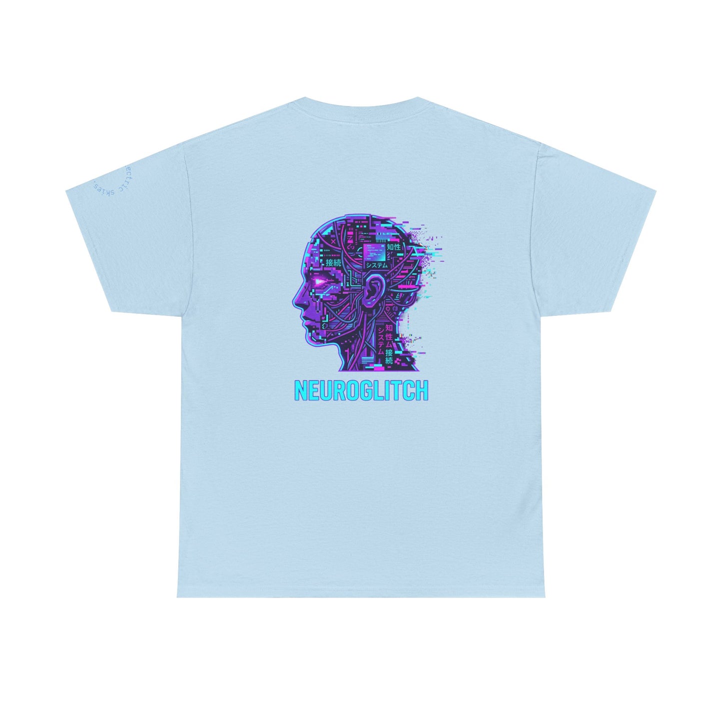 Neuroglitch Graphic Tee — Retro Futuristic Cyberpunk T-Shirt