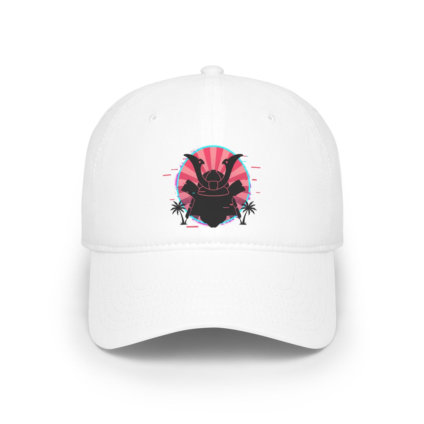 Tropical Samurai Sunset Baseball Cap