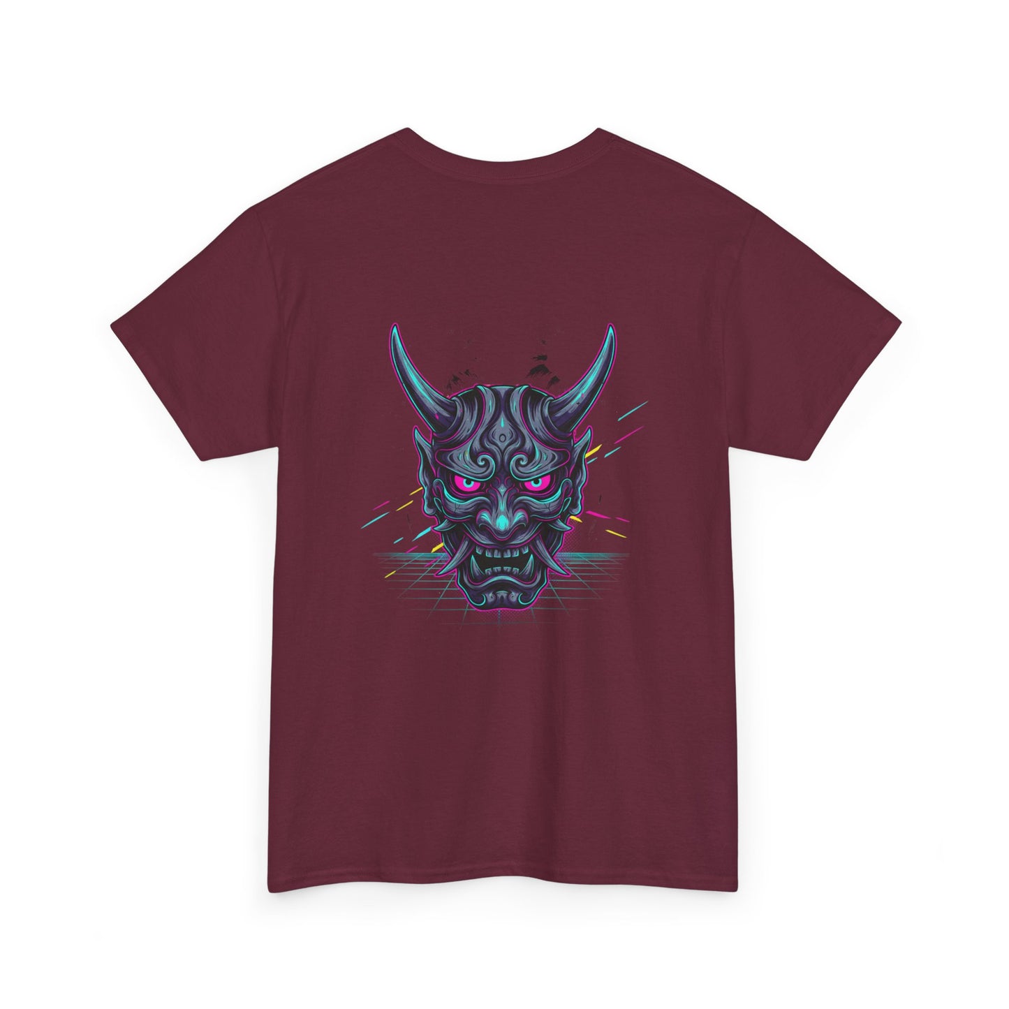 Japanese Oni Graphic T-Shirt — Demon Mask Mythic Tee