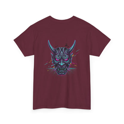 Japanese Oni Graphic T-Shirt — Demon Mask Mythic Tee