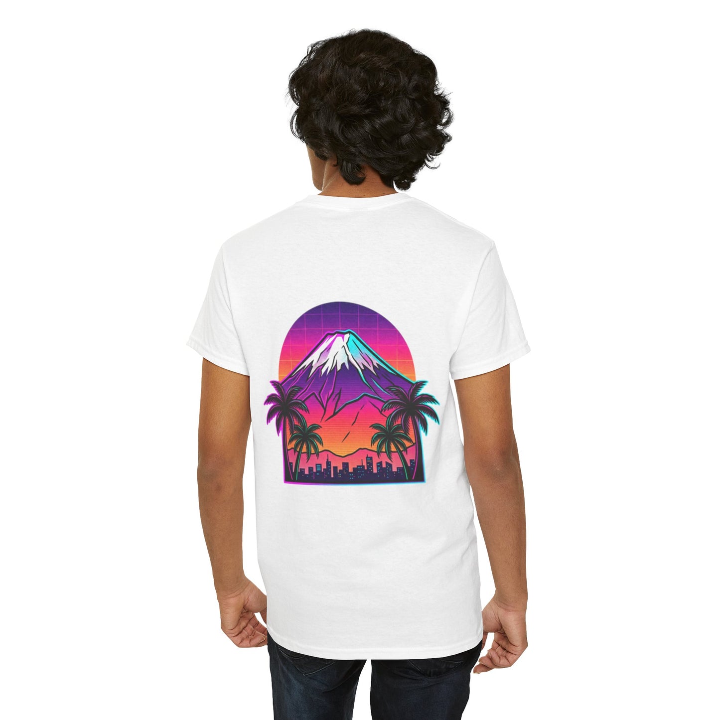 Retro Vaporwave Mt. Fuji T-Shirt — Vintage Japanese Mountain Tee