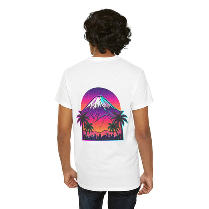Retro Vaporwave Mt. Fuji T-Shirt — Vintage Japanese Mountain Tee