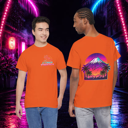 Retro Vaporwave Mt. Fuji T-Shirt — Vintage Japanese Mountain Tee
