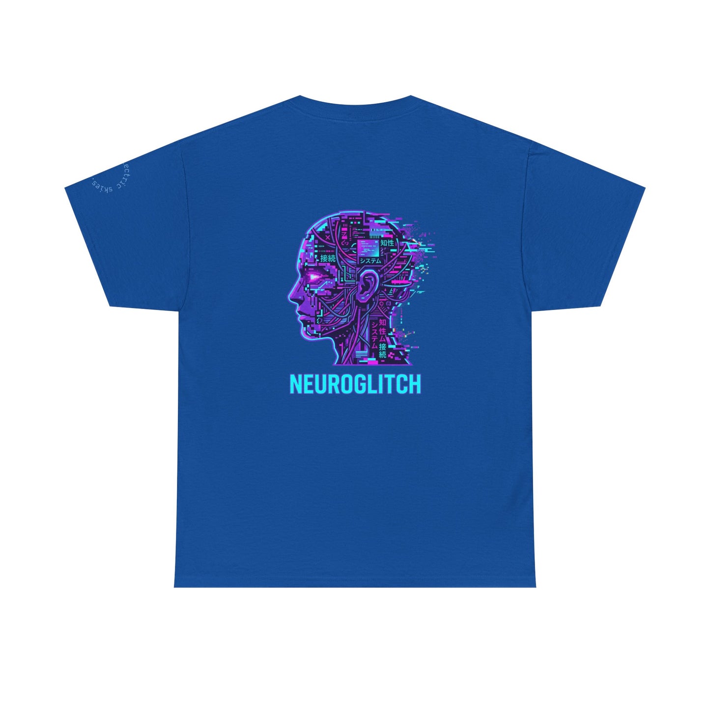 Neuroglitch Graphic Tee — Retro Futuristic Cyberpunk T-Shirt