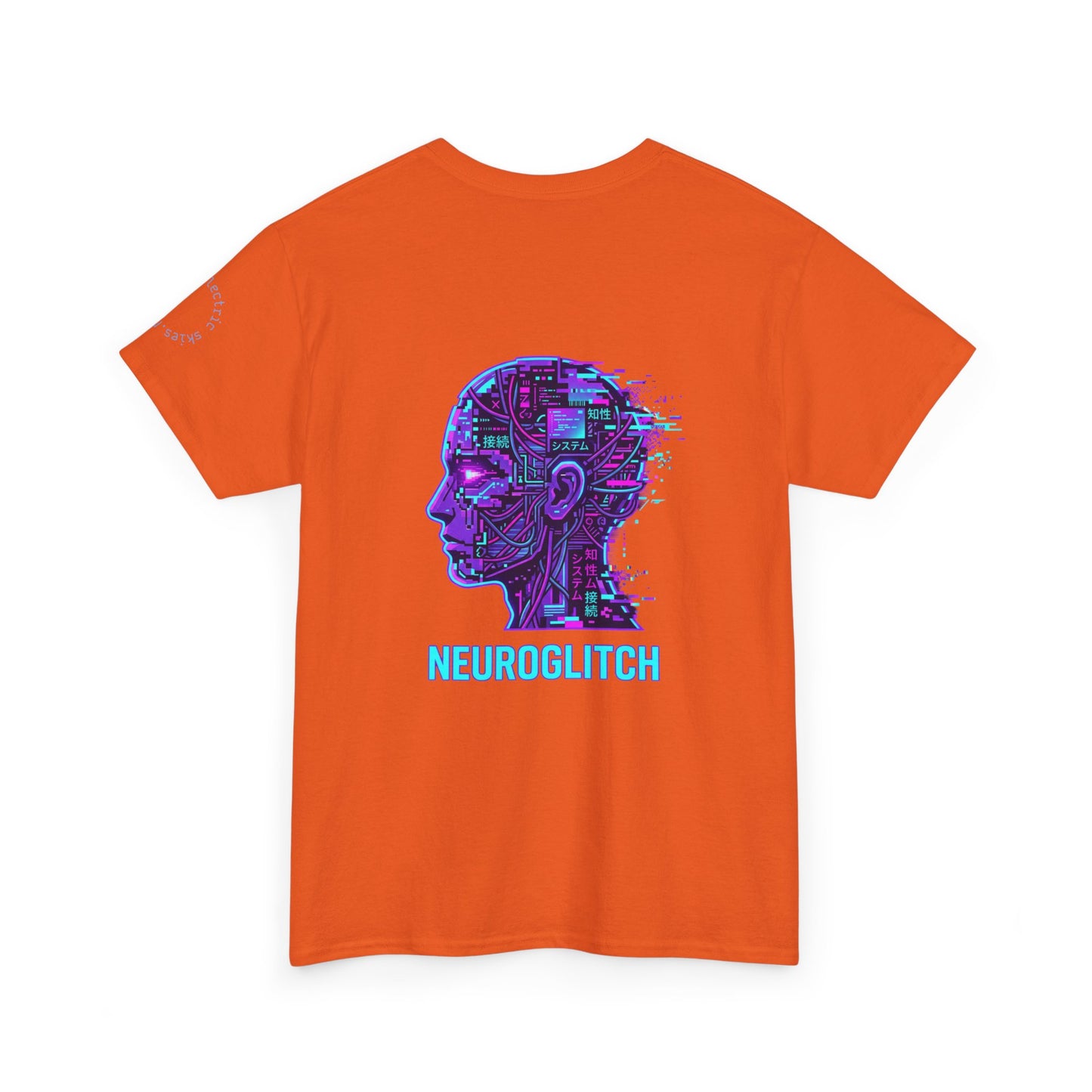 Neuroglitch Graphic Tee — Retro Futuristic Cyberpunk T-Shirt