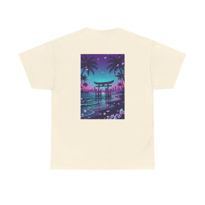 Tropical Beach Torii Gate T-Shirt