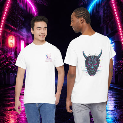 Japanese Oni Graphic T-Shirt — Demon Mask Mythic Tee