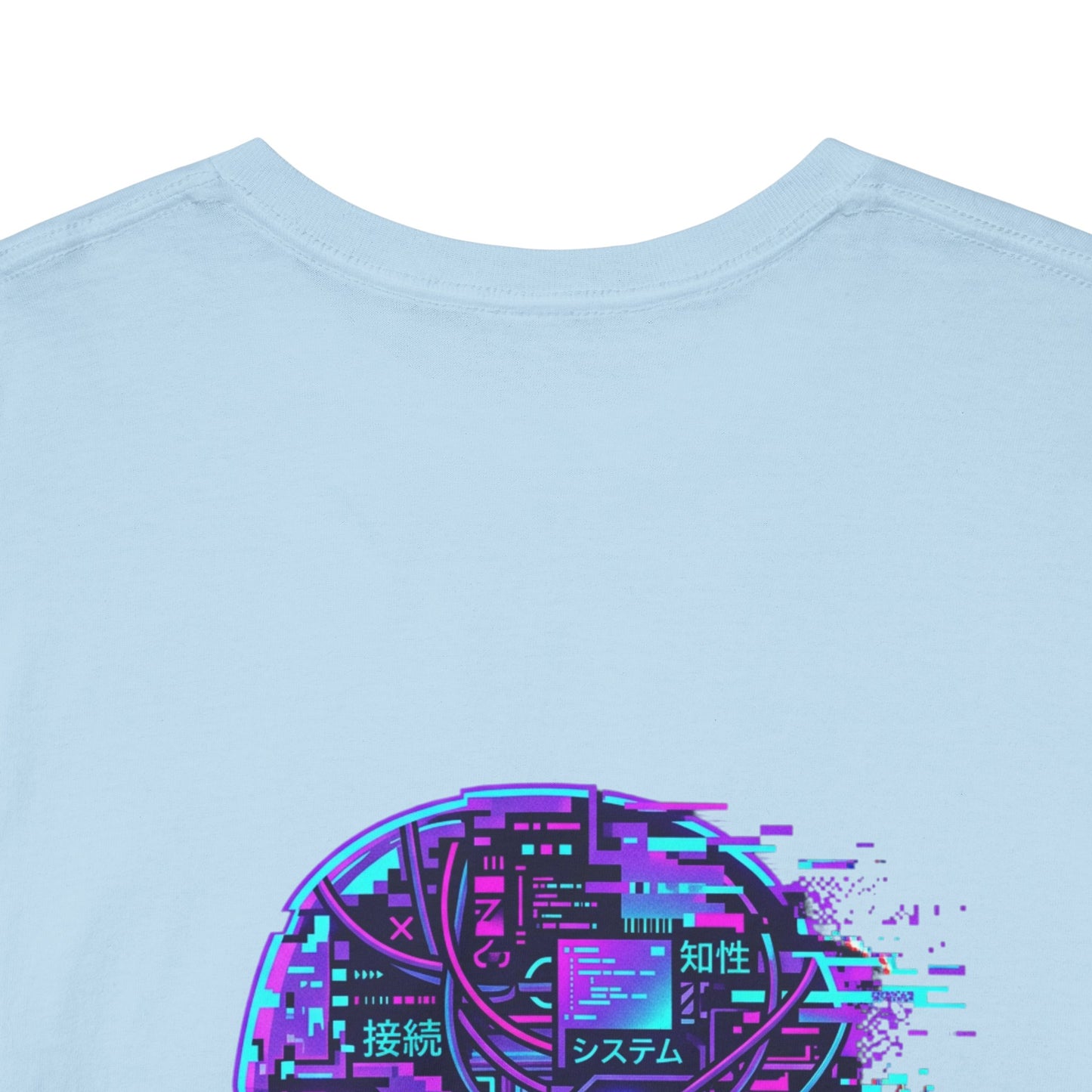 Neuroglitch Graphic Tee — Retro Futuristic Cyberpunk T-Shirt