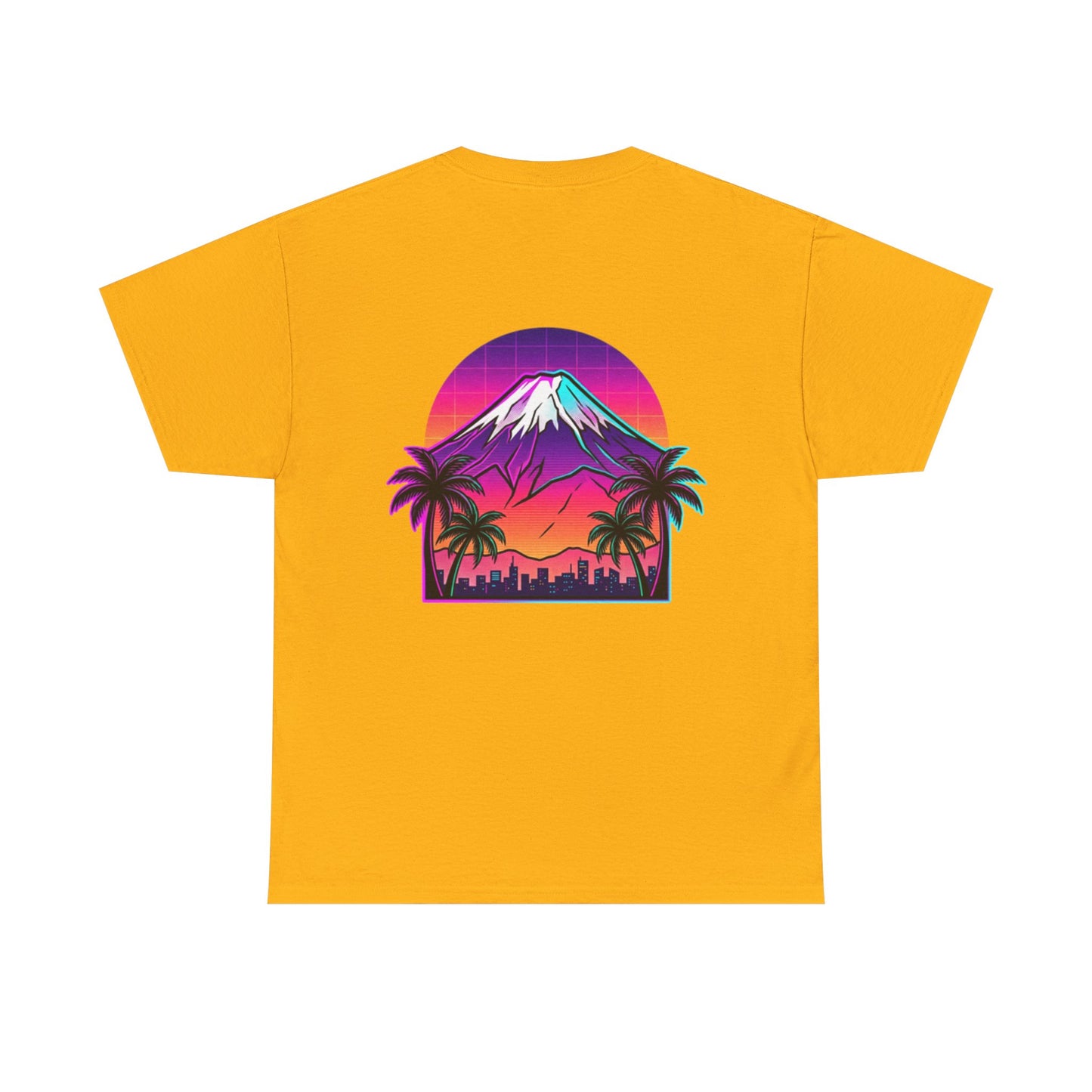 Retro Vaporwave Mt. Fuji T-Shirt — Vintage Japanese Mountain Tee