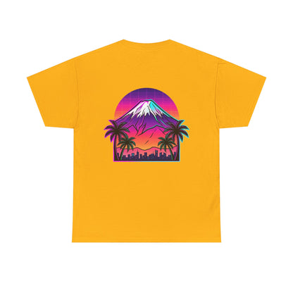 Retro Vaporwave Mt. Fuji T-Shirt — Vintage Japanese Mountain Tee