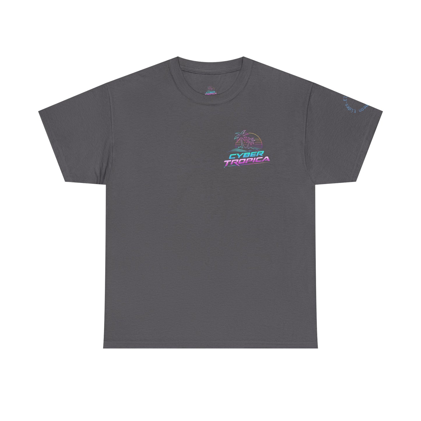 Neuroglitch Graphic Tee — Retro Futuristic Cyberpunk T-Shirt