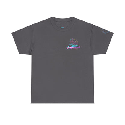 Neuroglitch Graphic Tee — Retro Futuristic Cyberpunk T-Shirt