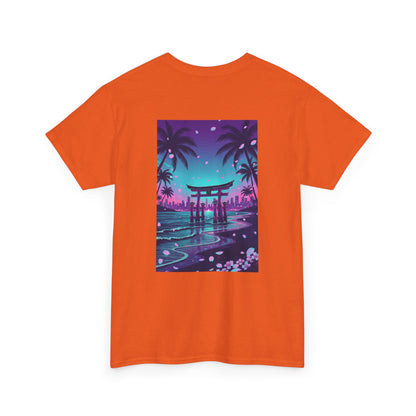 Tropical Beach Torii Gate T-Shirt