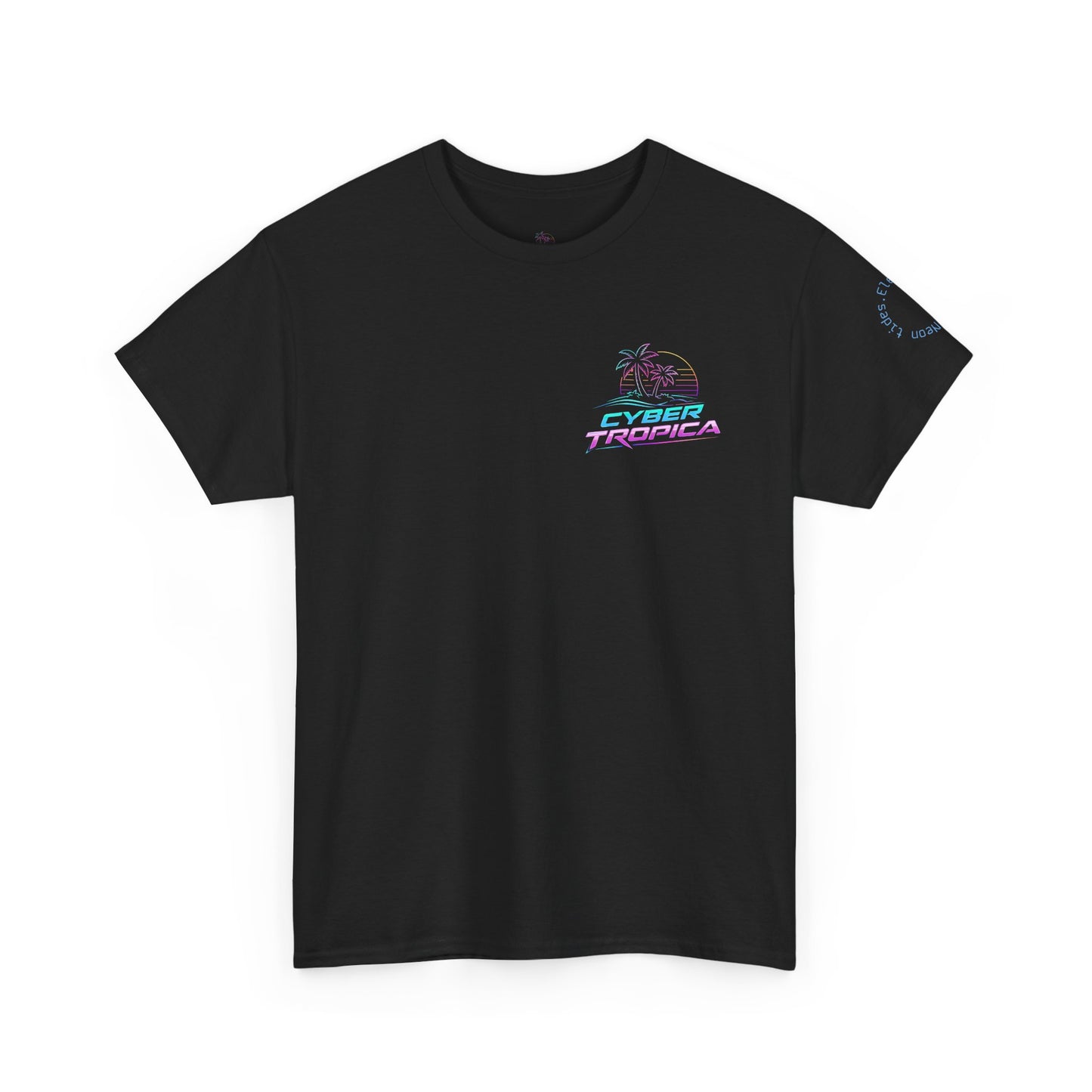 Neuroglitch Graphic Tee — Retro Futuristic Cyberpunk T-Shirt