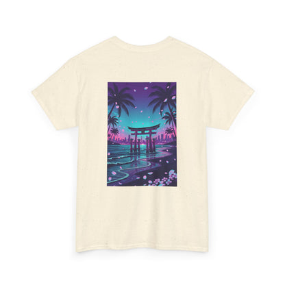 Tropical Beach Torii Gate T-Shirt