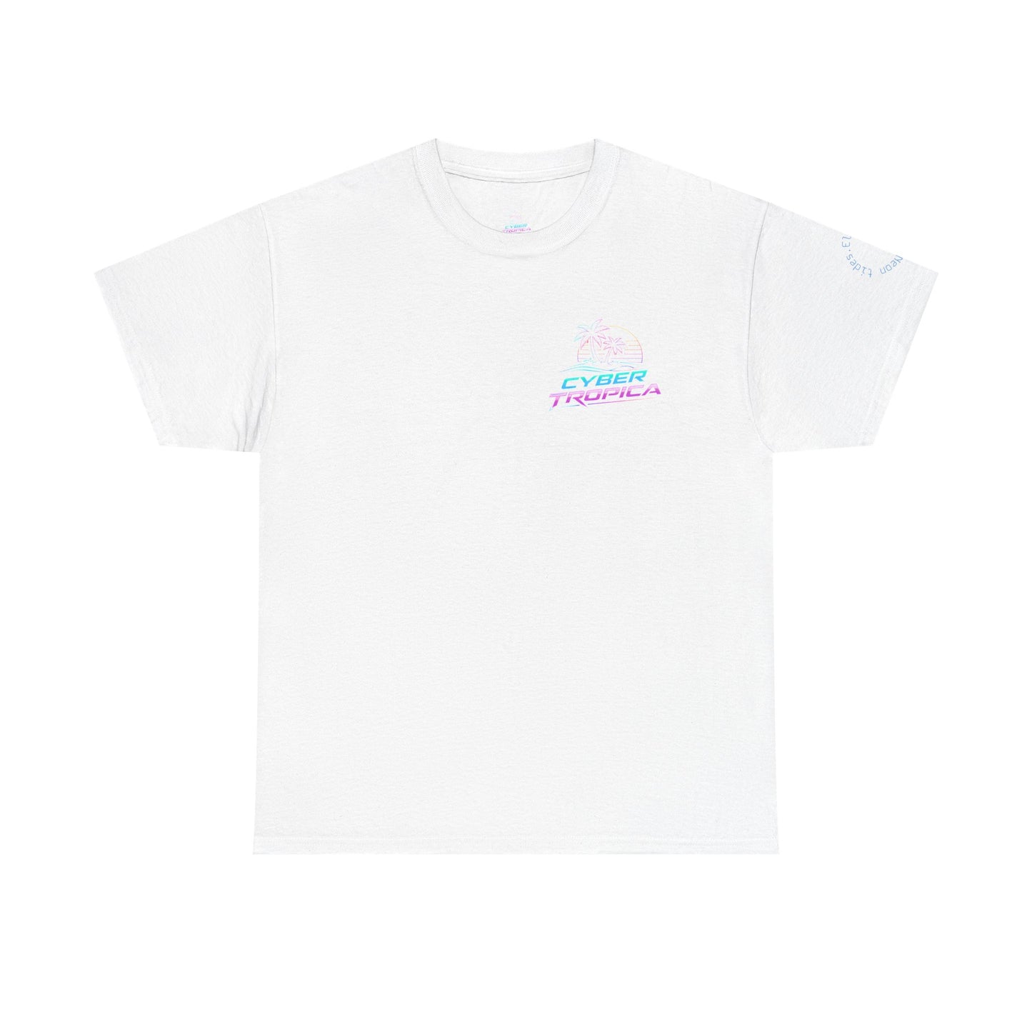 Neuroglitch Graphic Tee — Retro Futuristic Cyberpunk T-Shirt