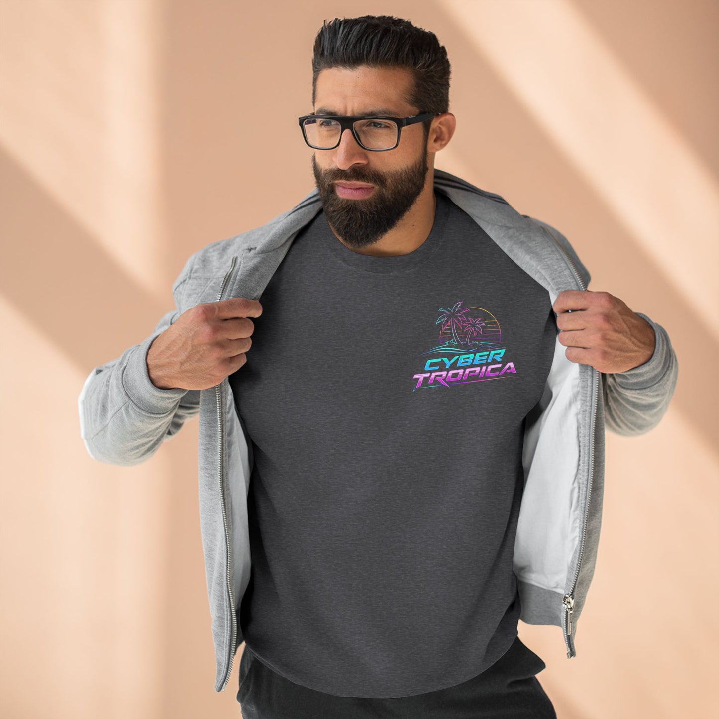 Tropical Sakura Sunset sweatshirt