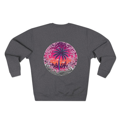 Tropical Sakura Sunset sweatshirt