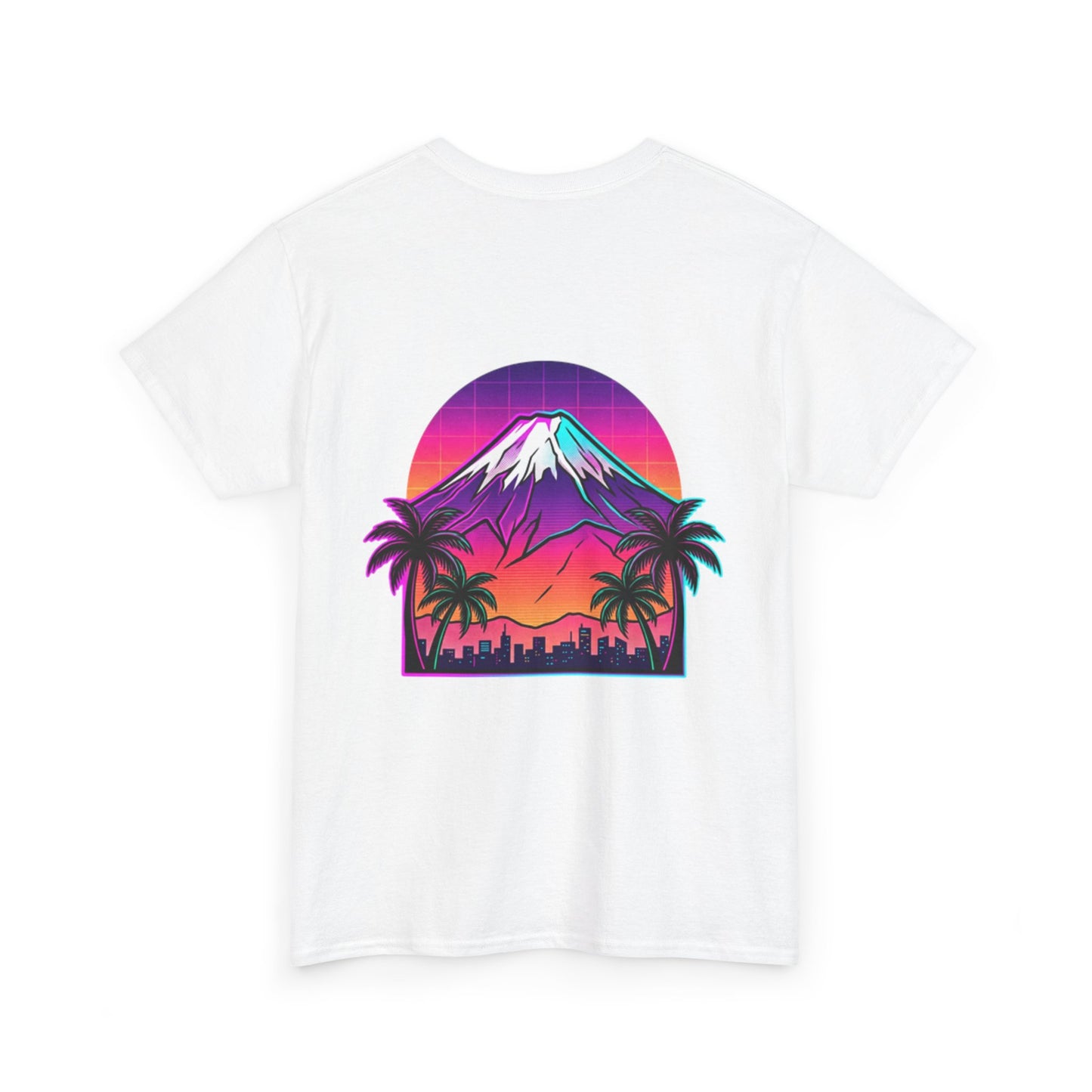 Retro Vaporwave Mt. Fuji T-Shirt — Vintage Japanese Mountain Tee