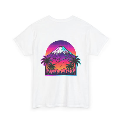 Retro Vaporwave Mt. Fuji T-Shirt — Vintage Japanese Mountain Tee