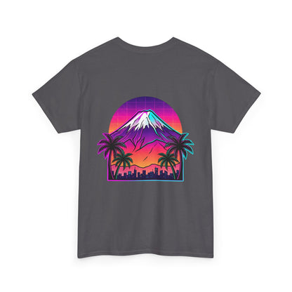 Retro Vaporwave Mt. Fuji T-Shirt — Vintage Japanese Mountain Tee