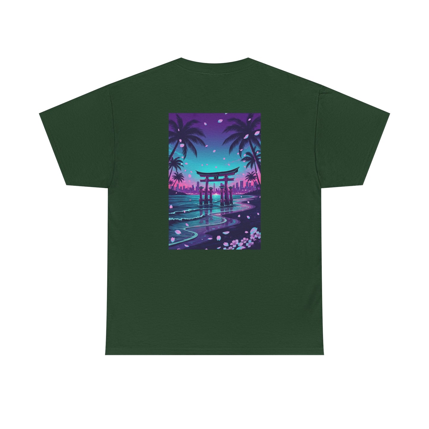 Tropical Beach Torii Gate T-Shirt