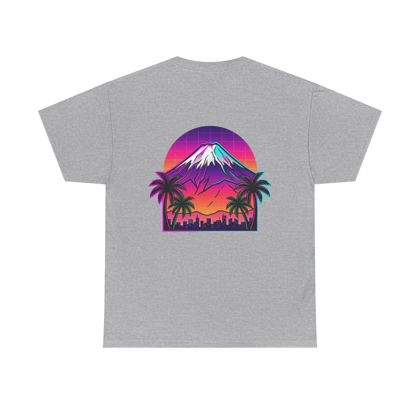 Retro Vaporwave Mt. Fuji T-Shirt — Vintage Japanese Mountain Tee