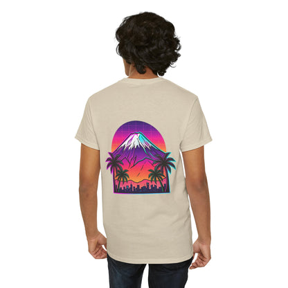 Retro Vaporwave Mt. Fuji T-Shirt — Vintage Japanese Mountain Tee