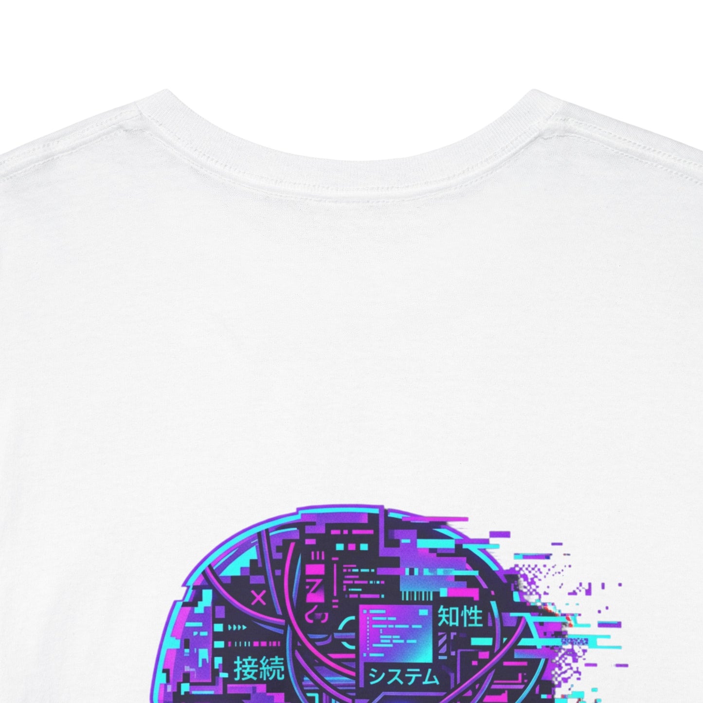 Neuroglitch Graphic Tee — Retro Futuristic Cyberpunk T-Shirt