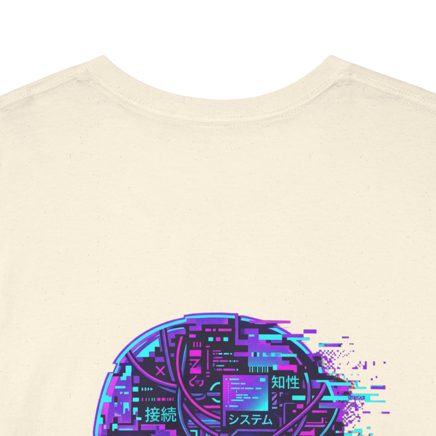 Neuroglitch Graphic Tee — Retro Futuristic Cyberpunk T-Shirt