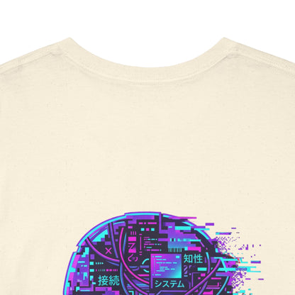 Neuroglitch Graphic Tee — Retro Futuristic Cyberpunk T-Shirt