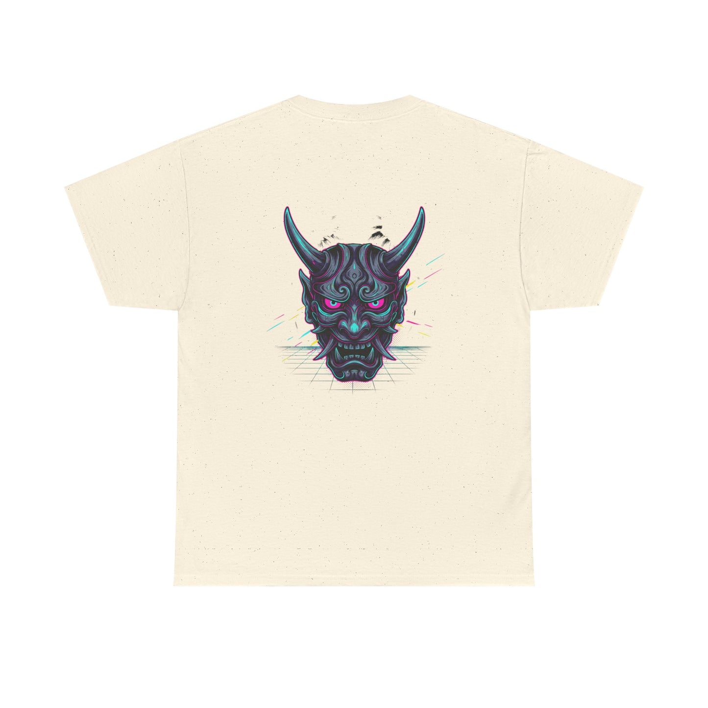 Japanese Oni Graphic T-Shirt — Demon Mask Mythic Tee