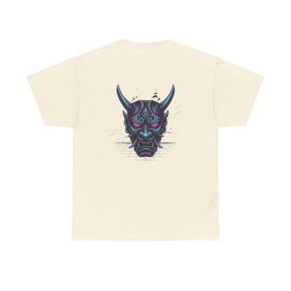 Japanese Oni Graphic T-Shirt — Demon Mask Mythic Tee