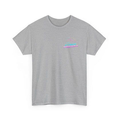 Retro Palm Tree Sunset T-Shirt — Vintage Tropical Beach Tee