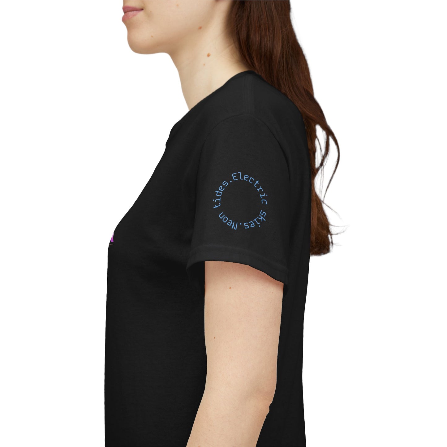 Neuroglitch Graphic Tee — Retro Futuristic Cyberpunk T-Shirt