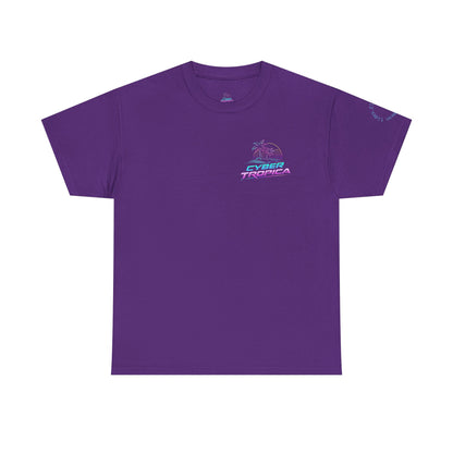 Neuroglitch Graphic Tee — Retro Futuristic Cyberpunk T-Shirt