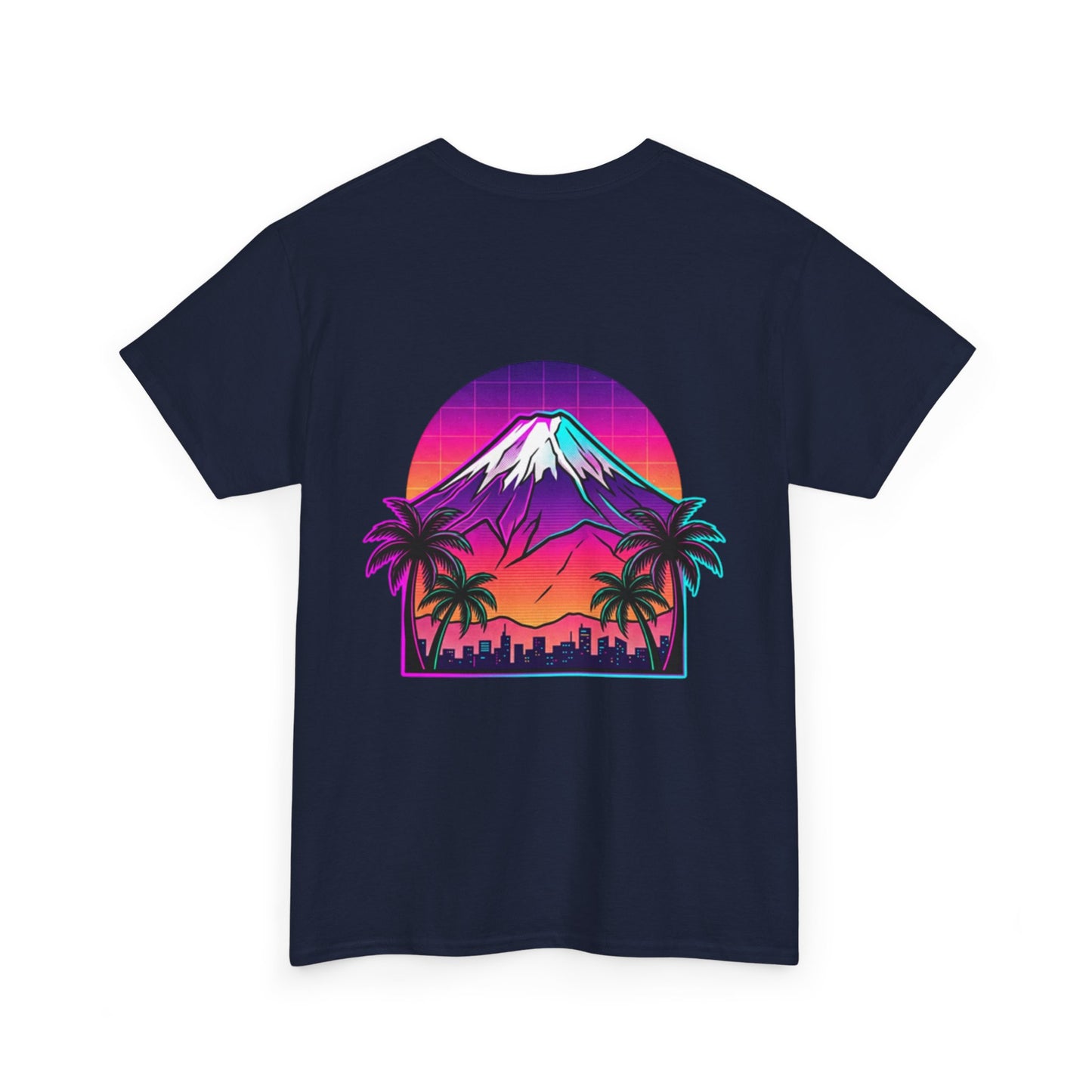 Retro Vaporwave Mt. Fuji T-Shirt — Vintage Japanese Mountain Tee