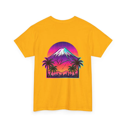 Retro Vaporwave Mt. Fuji T-Shirt — Vintage Japanese Mountain Tee