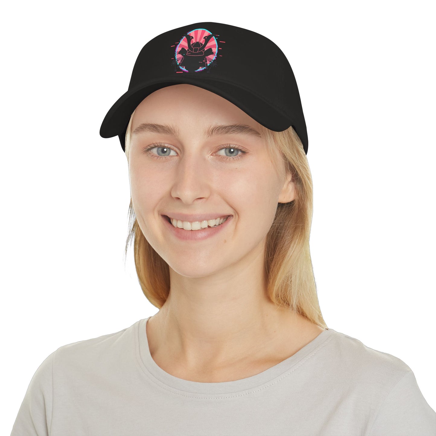 Tropical Samurai Sunset Baseball Cap