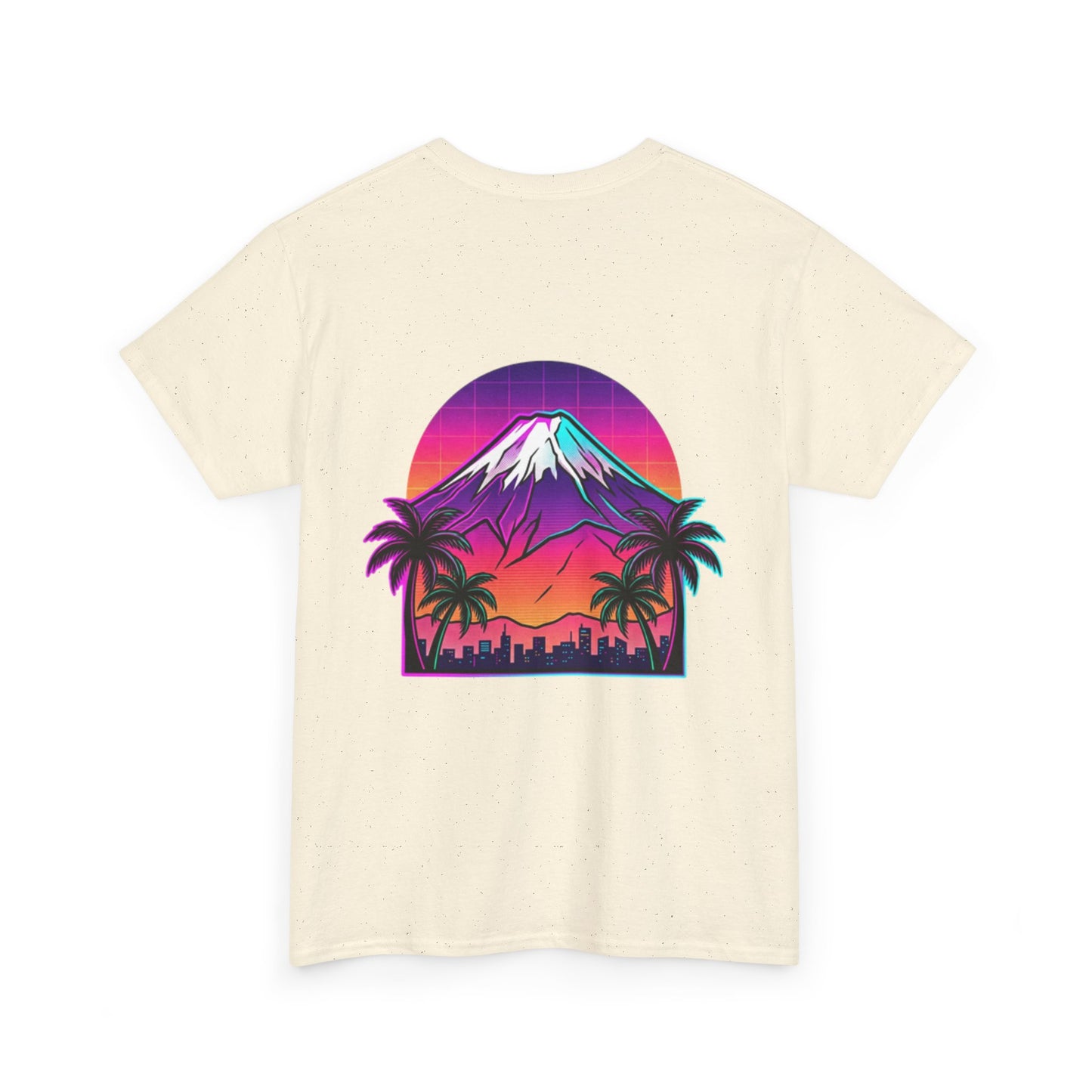 Retro Vaporwave Mt. Fuji T-Shirt — Vintage Japanese Mountain Tee