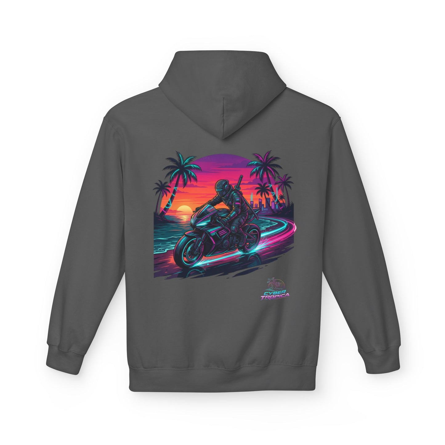 Neon Palm Rider Graphic Pullover 1st edition