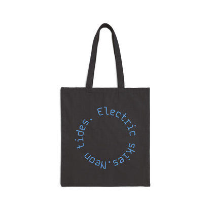 Neon Tropical Geisha Sunset Tote Bag