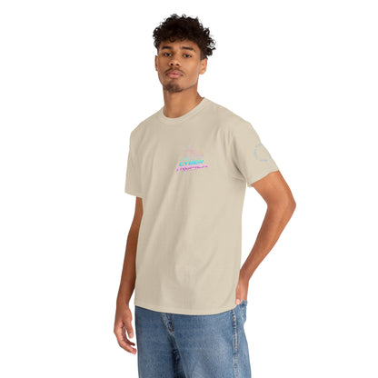 Neuroglitch Graphic Tee — Retro Futuristic Cyberpunk T-Shirt